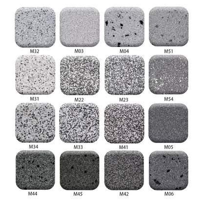 Mosaikpuds M15 12,5 kg Sort med Sort Glimmer