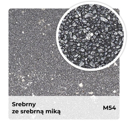 Mosaikpuds M54 7 kg Sølv med Sølvglimmer