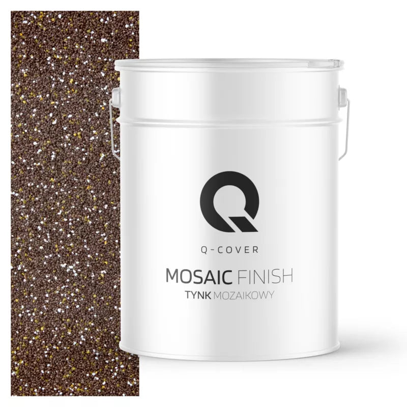 Mosaikpuds M63 Mørkebrun 12,5 kg