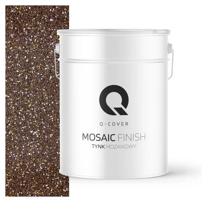Mosaikpuds M63 Mørkebrun 12,5 kg