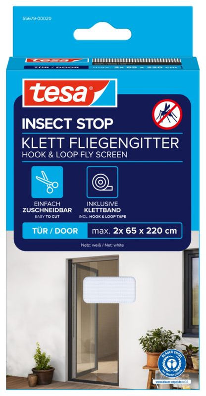 Insektnet til Dør 130x220 cm Hvid 4063565596247