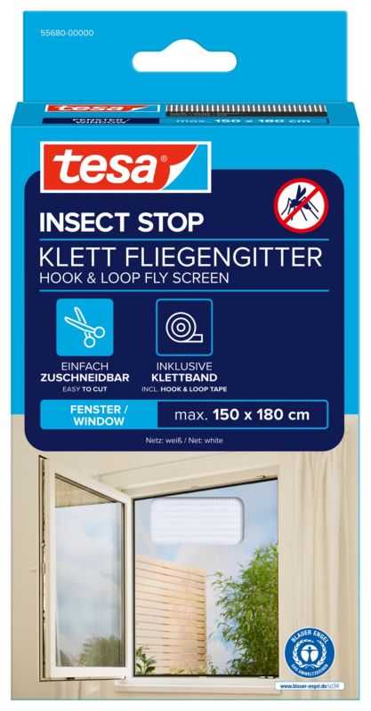 Insektnet til Vindue 150x180 cm Hvid | 4063565596292