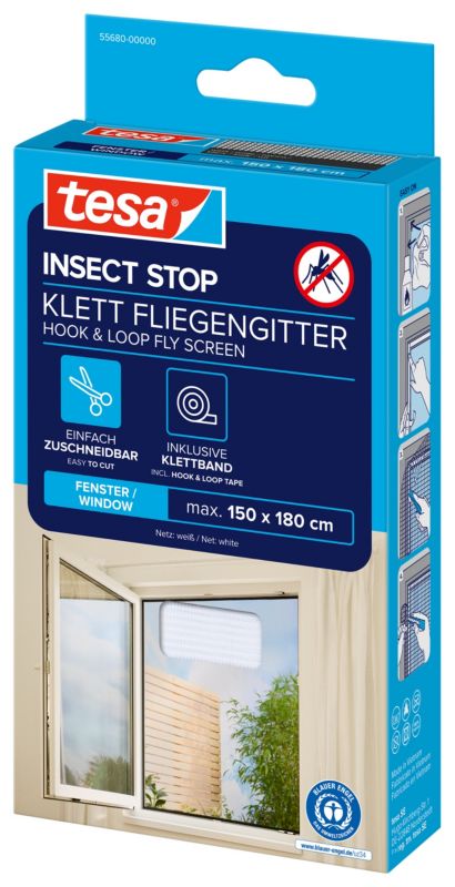 Insektnet til Vindue 150x180 cm Hvid | 4063565596292
