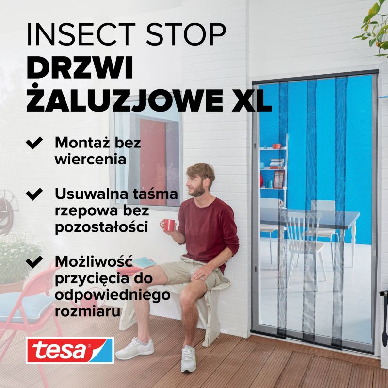 Lamel Insektnet XL 120x250 cm Antracit