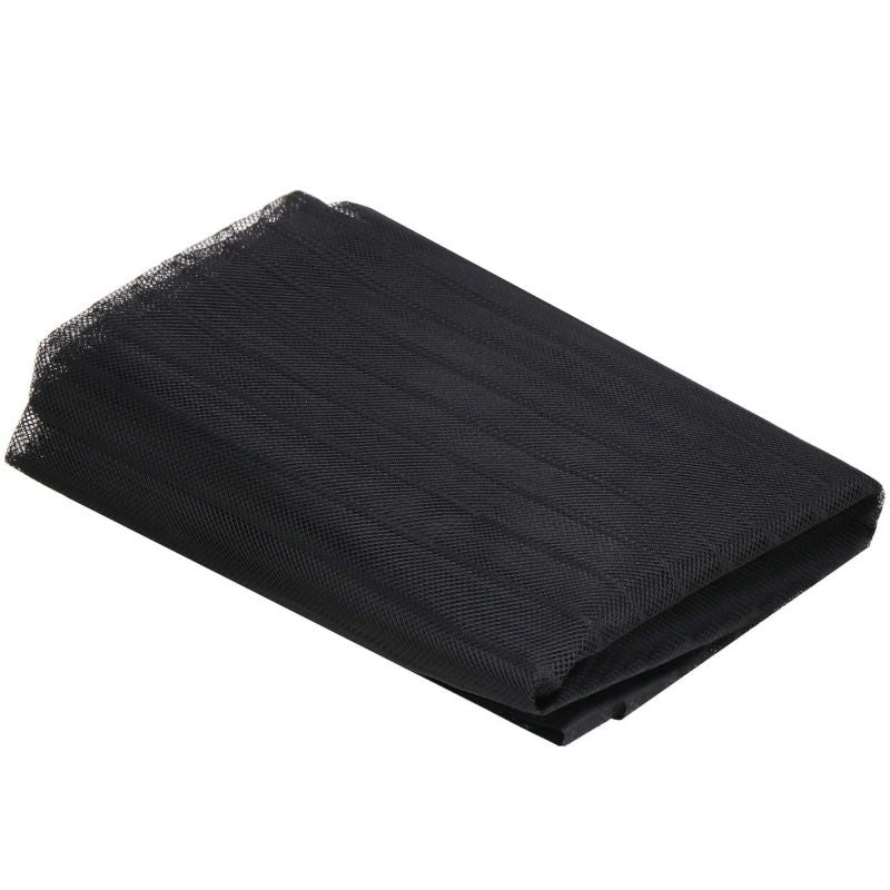 Magnetisk myggenet til altan- og terrassedør Springos 100 x 210 cm sort netgardin 1 stk.