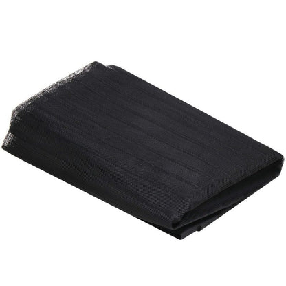 Magnetisk myggenet til altan- og terrassedør Springos 100 x 210 cm sort netgardin 1 stk.