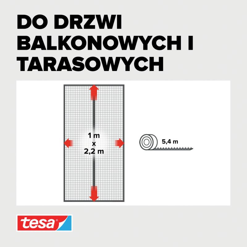 Magnetisk Insektnet XL 120x240 cm Sort