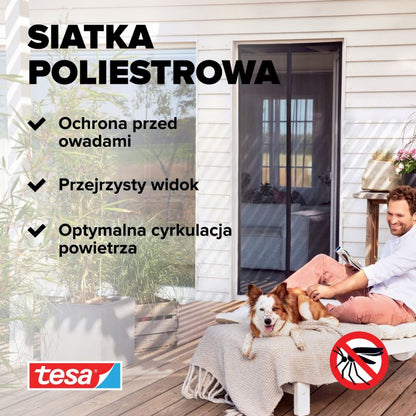 Magnetisk Insektnet XL 120x240 cm Sort