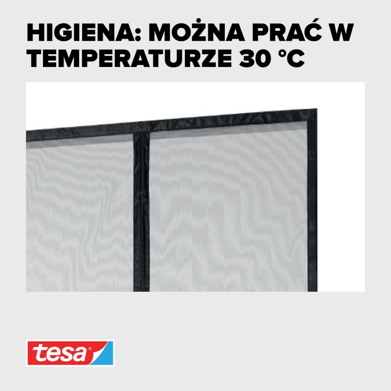 Magnetisk Insektnet XL 120x240 cm Sort