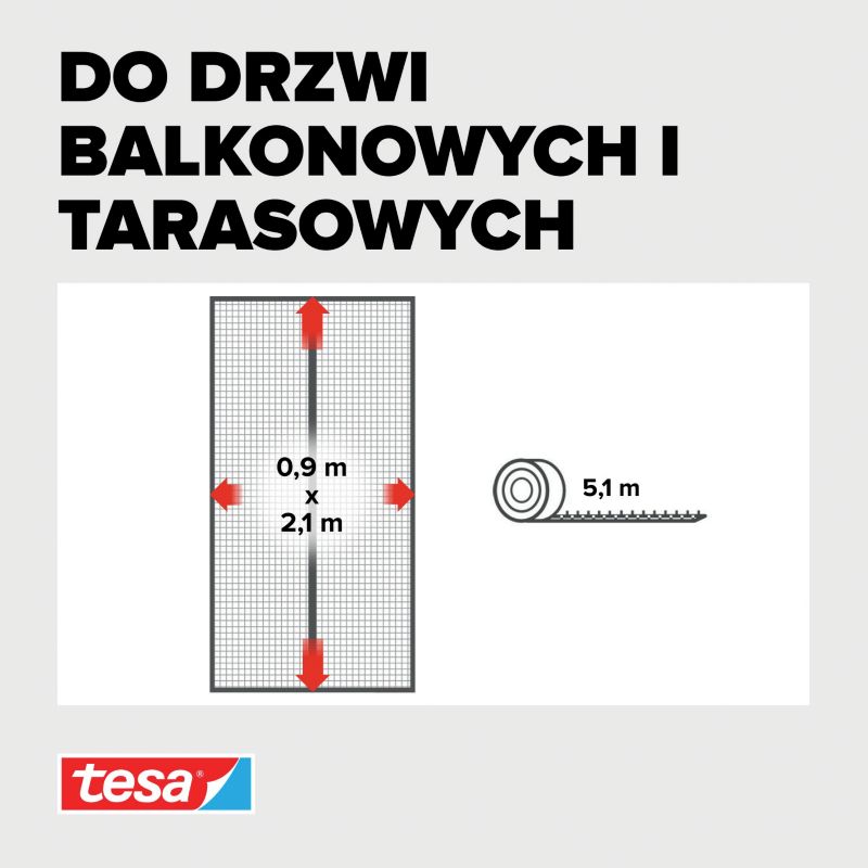 Magnetisk Insektnet Dør 90x210 cm Antracit