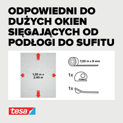 Insektnet Comfort 120x240 cm Sort