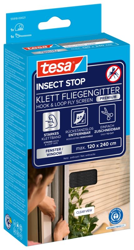 Insektnet Comfort 120x240 cm Sort