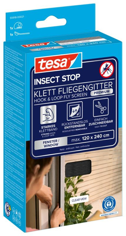 Insektnet Comfort 120x240 cm Sort