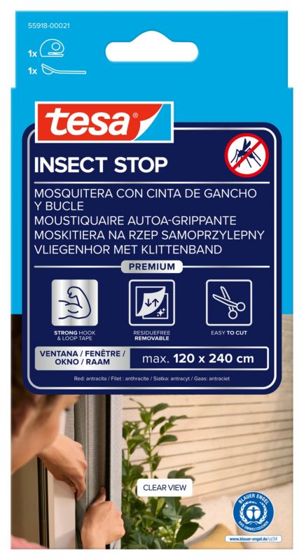 Insektnet Comfort 120x240 cm Sort