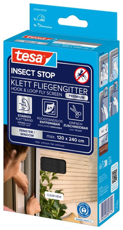 Insektnet Comfort 120x240 cm Sort