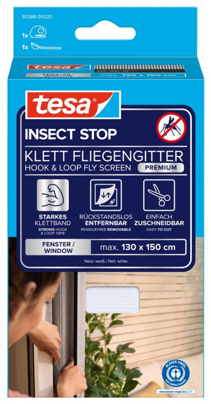 Insektnet Comfort 130x150 cm Hvid