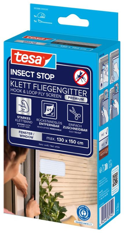 Insektnet Comfort 130x150 cm Hvid
