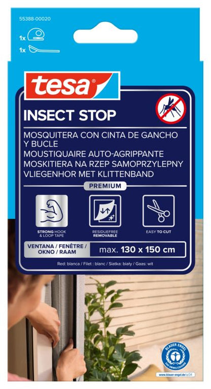 Insektnet Comfort 130x150 cm Hvid