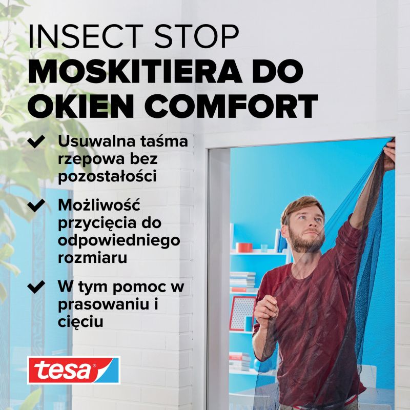 Insektnet til Vindue 170x180 cm Hvid Comfort