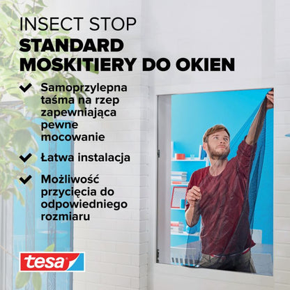 Insektnet til Vindue 130x150 cm Hvid