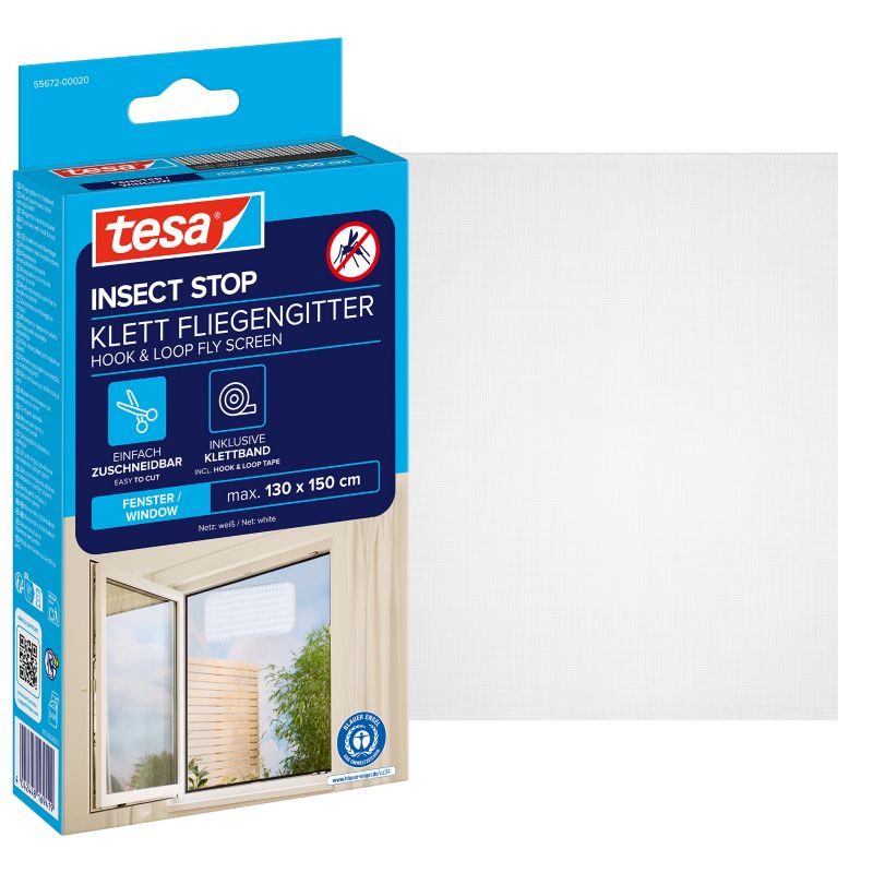 Insektnet til Vindue 130x150 cm Hvid