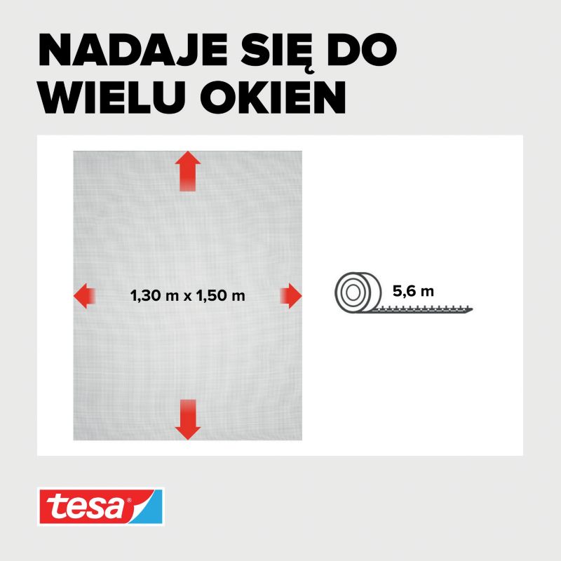Insektnet til Vindue 130x150 cm Hvid