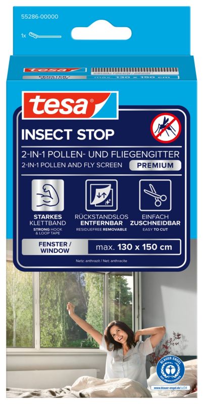 Pollengitter 130x150 cm Antracit