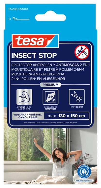 Pollengitter 130x150 cm Antracit