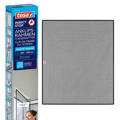 Insektnet Ramme 120x140 cm Antracit