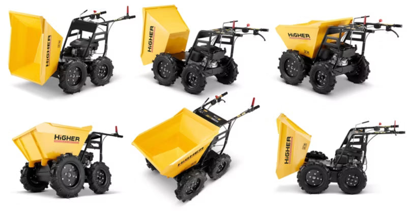 Motorbør 300 kg 4,5 HK 4x4 Benzindrevet HP-09612