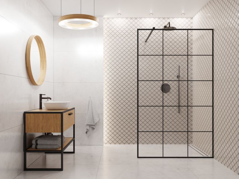 Ilcom arabeska lys grå keramisk mosaik 24,3 x 27,5 cm 1 stk.