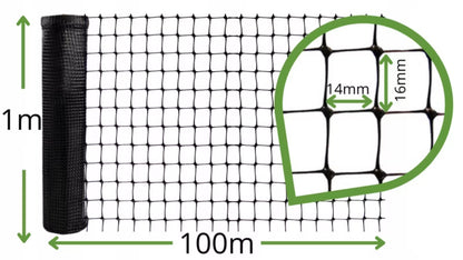 Muldvarpenet 1x100 m 40 g/m² Sort | 5905496953999