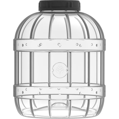 Multifunktionelt Henkogningsglas med Skruelåg 10 Liter Transparent