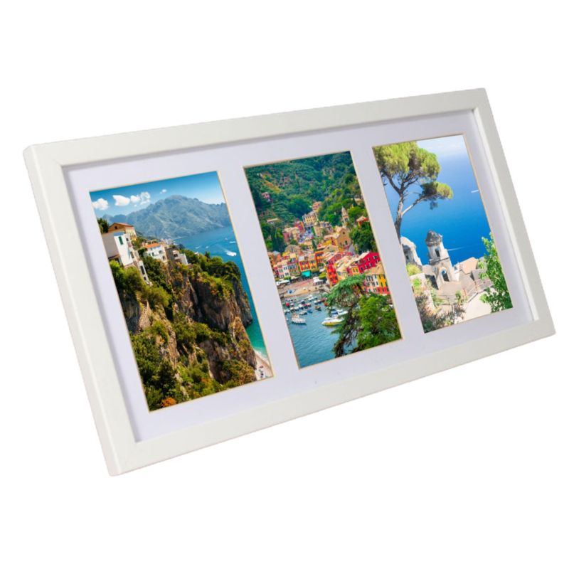 Multiramme BD art Basic 18x35 til 3 fotos 10x15 cm hvid 1 stk.