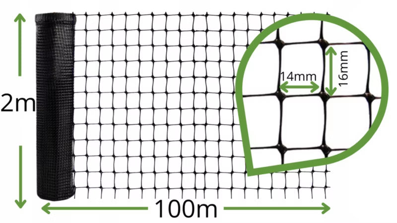 Mulvarpenet 2x100 m 40 g/m²