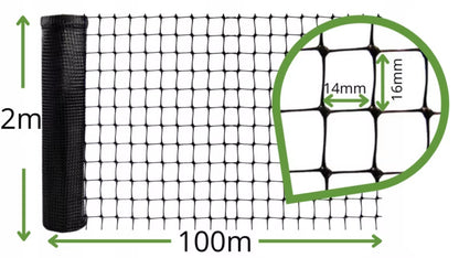Mulvarpenet 2x100 m 40 g/m²