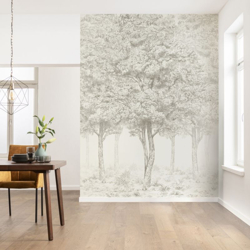 Vinylmural på nonwoven GoodHome Sunste træer