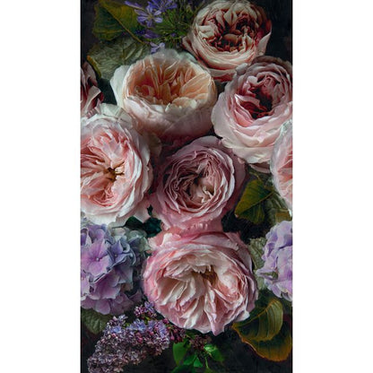 GoodHome Vanad vinylmural på nonwoven med lilla blomster