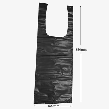 Murbrokkesække 50 Liter 60x85 cm Sort 5 Stk. | 9NDC785