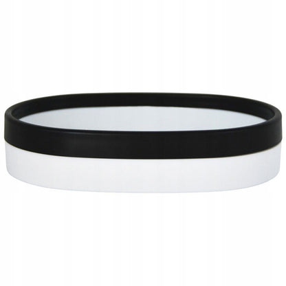 Sæbeskål ABS Sort/Hvid 13,3 x 9,3 cm 1 stk. 5905923653287