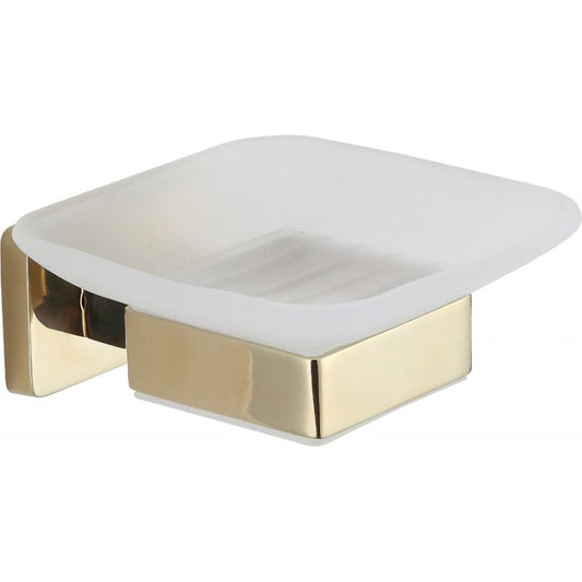 Mexen Asis væghængt sæbeskål i guld 10,2 x 5,2 cm, 1 stk.