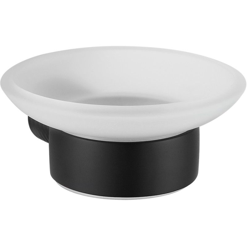 Væghængt sæbeskål Mexen Base sort 11,5 x 6,9 cm 7088239-70 1 stk.