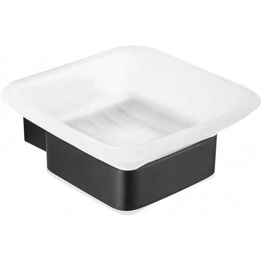 Væghængt sæbeskål Mexen Pavo sort 10,5 x 5 cm 1 stk.