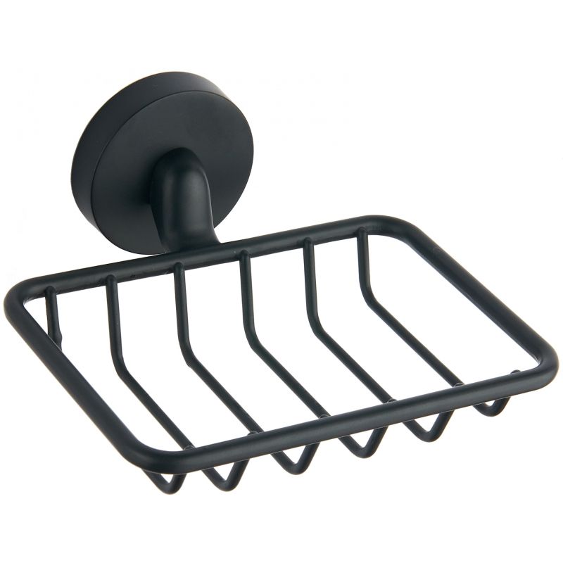Væghængt sæbeskål Mexen Remo sort 13 x 6,5 cm 1 stk.