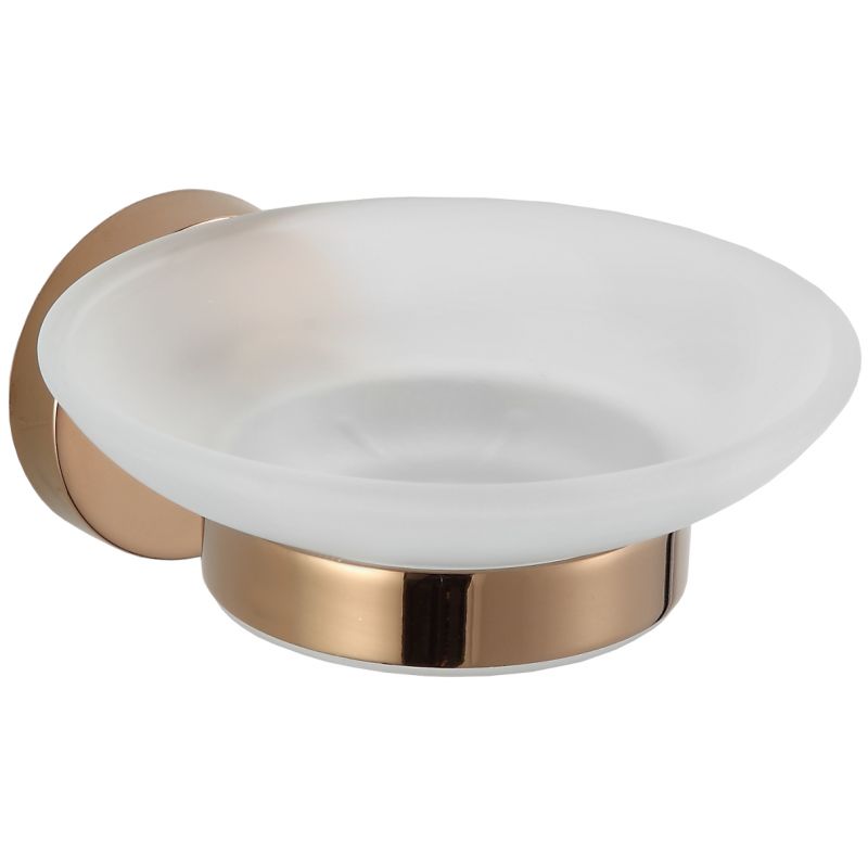 Mexen Remo væghængt sæbeskål i rosa guld 10,8 x 5,2 cm, 1 stk.