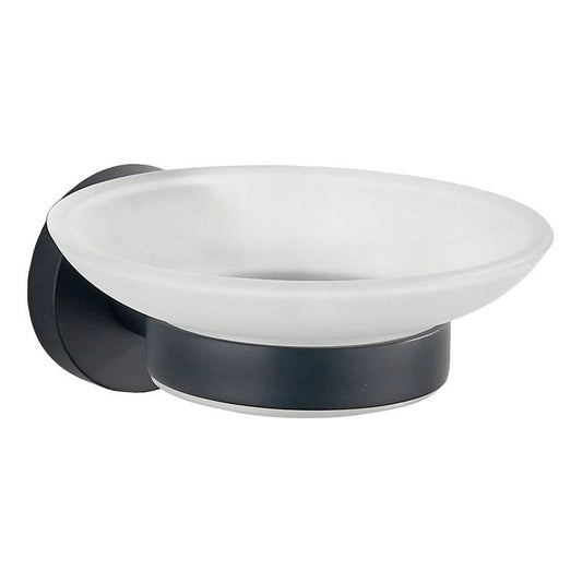 Væghængt sæbeskål Mexen Tiber sort 11 x 5,1 cm 1 stk.