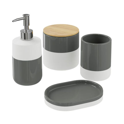 Sæbeskål i Keramik Antracit 14,5 cm