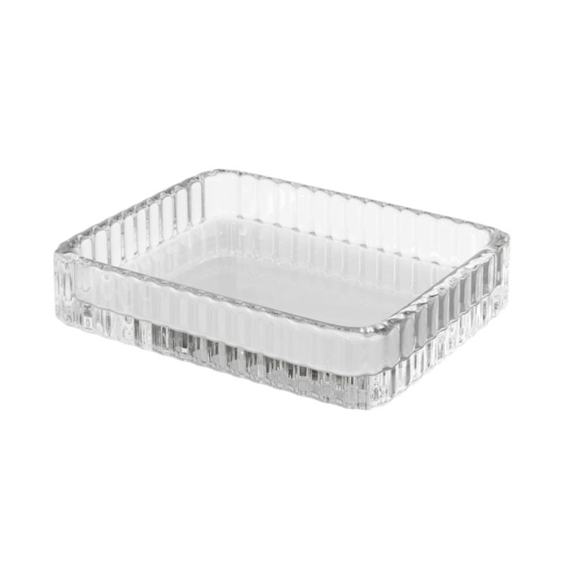 Sæbeskål Cavalla Glas Transparent 8x10x2 cm