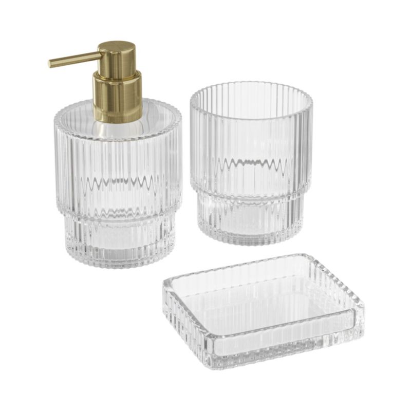 Sæbeskål Cavalla Glas Transparent 8x10x2 cm