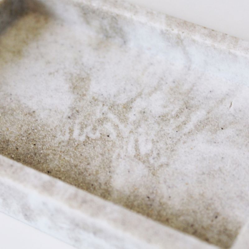 GoodHome Cenia sæbeskål i beige marmor